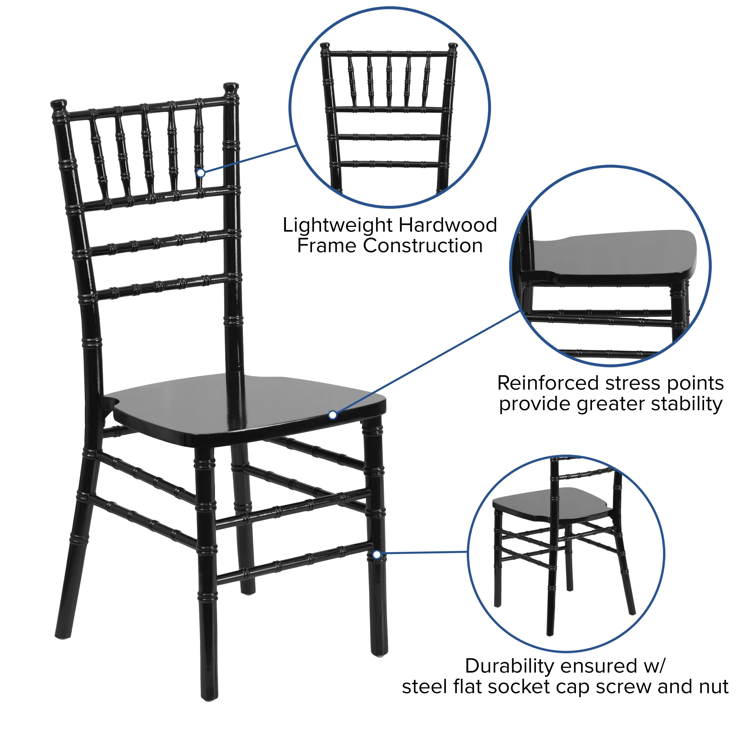 HERCULES Series Wood Chiavari Chair - Image 51