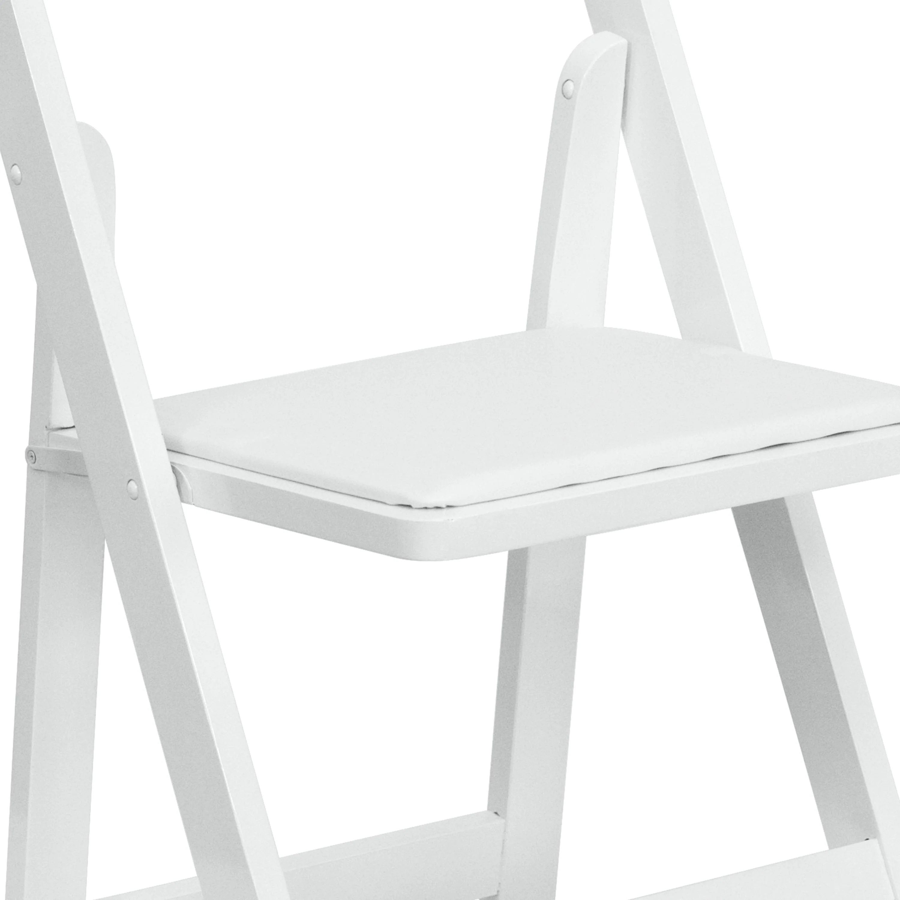HERCULES Series Wood Folding Chair with Vinyl Padded Seat - Image 23