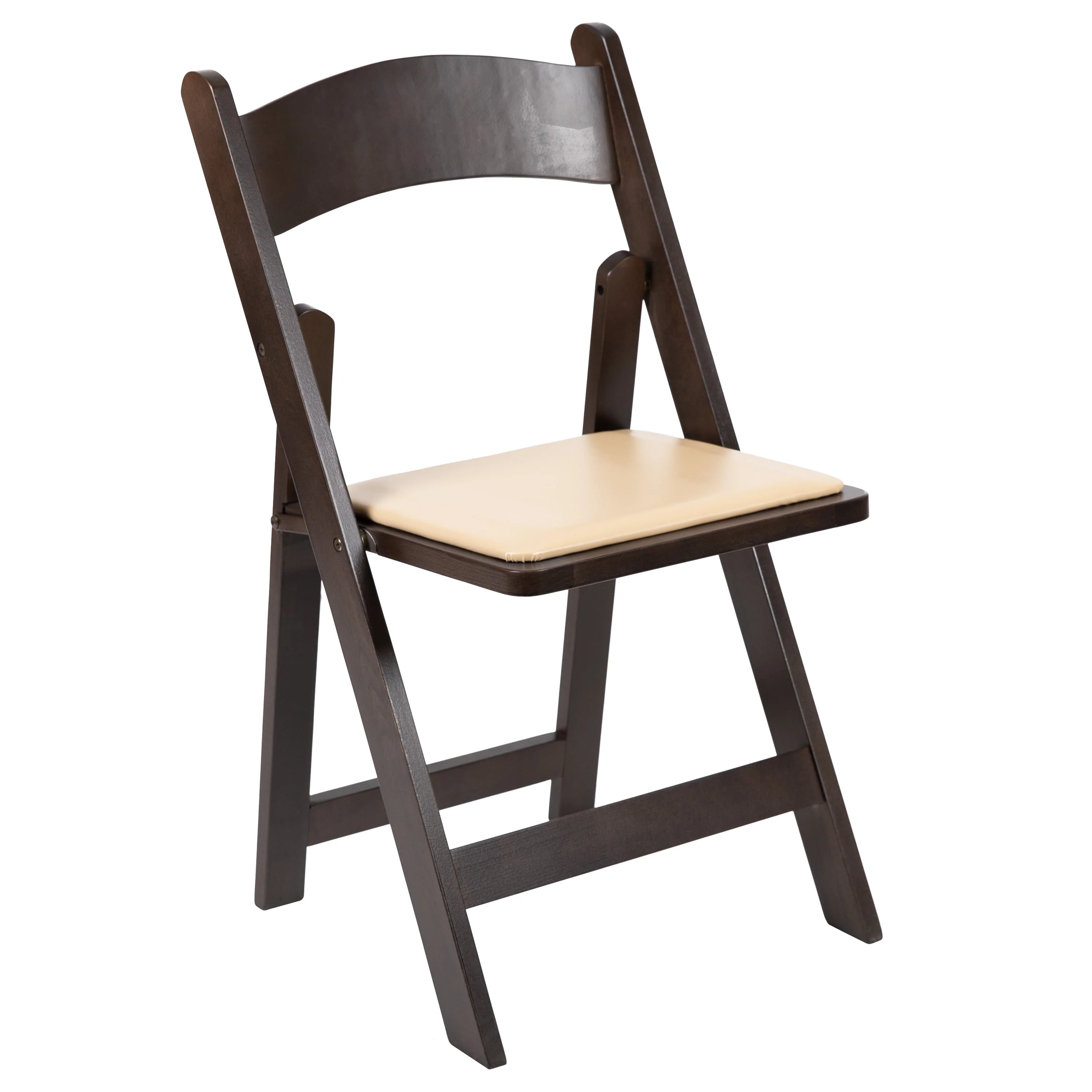 HERCULES Series Wood Folding Chair with Vinyl Padded Seat - Image 78